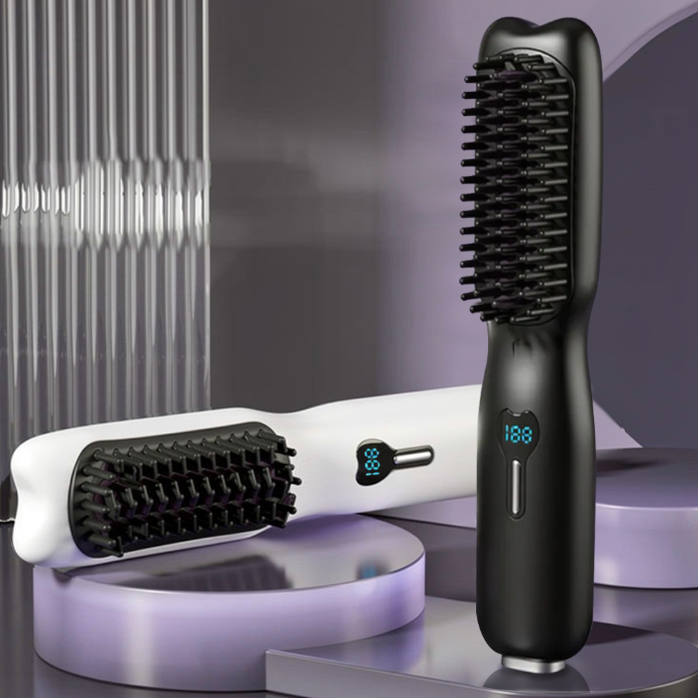 🎁2026 Hot Sale💖Cordless Ceramic Heated Hair Straightening Comb – All-New Upgraded Version