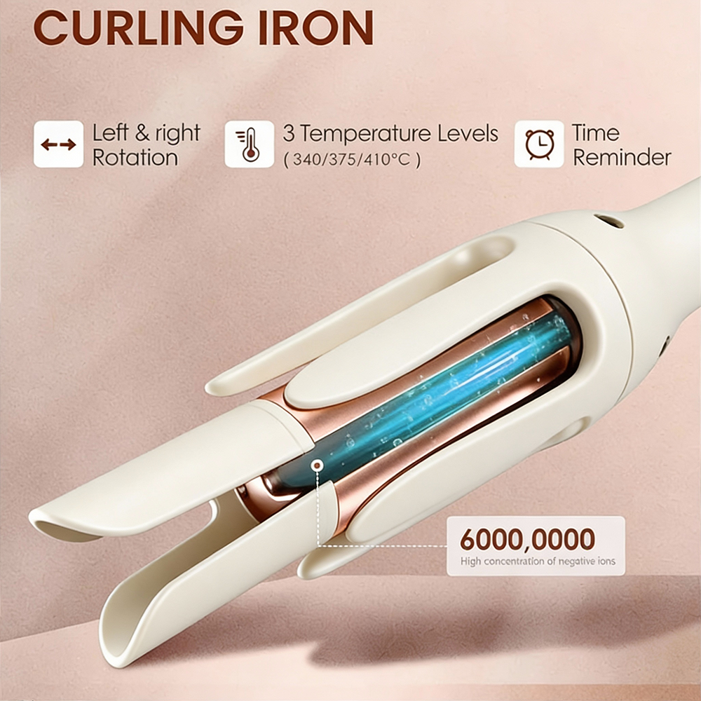 🎉 New Year Special Offer: 60% OFF 💖 Next-Gen Automatic Ceramic Heated Curling Wand