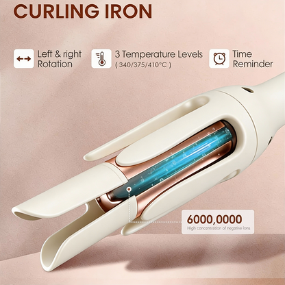 🎉 New Year Special Offer: 60% OFF 💖 Next-Gen Automatic Ceramic Heated Curling Wand