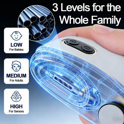 💥LAST DAY SALE 50% OFF💥 2-in-1 Electric Nail Clipper & Polisher 🏆 Universal automatic nail file for adults and children👶