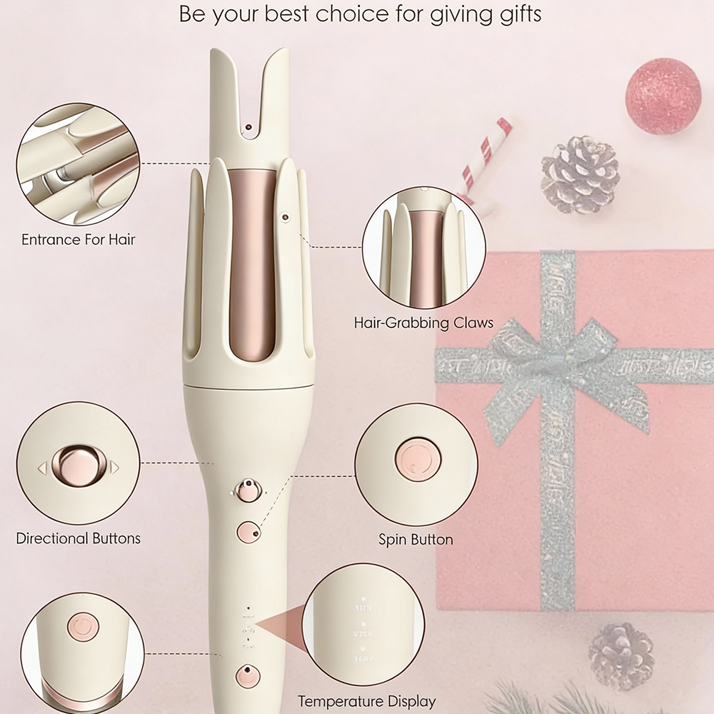 🎉 New Year Special Offer: 60% OFF 💖 Next-Gen Automatic Ceramic Heated Curling Wand