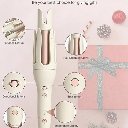 🎉 New Year Special Offer: 60% OFF 💖 Next-Gen Automatic Ceramic Heated Curling Wand