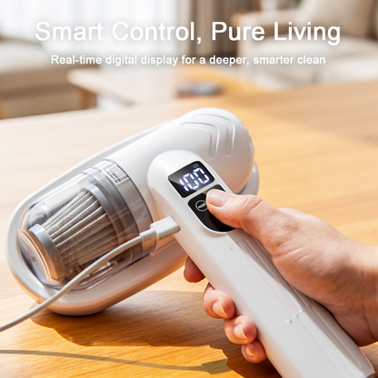 🌟Fully upgraded💝Bed vacuum cleaner with UV-C light – beating, vacuuming, and UV sterilization all in one!💥