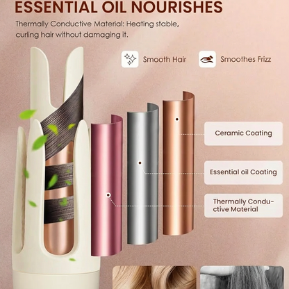 🎉 New Year Special Offer: 60% OFF 💖 Next-Gen Automatic Ceramic Heated Curling Wand