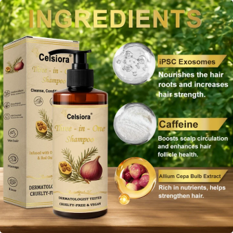 80%off ✅ CELSIORA® Hair Revival 3-in-1 Shampoo