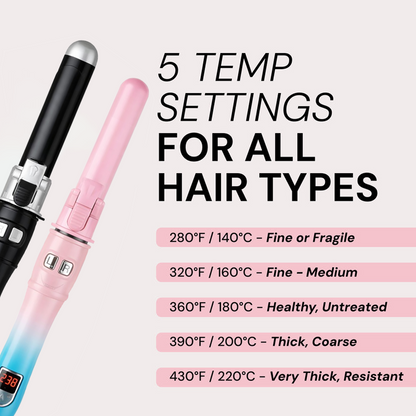 🎉 New Year Special Offer: 50% OFF 💖Professional Digital Curling Wand ✨💁‍♀️ Precise temperature control for smooth, long-lasting curls