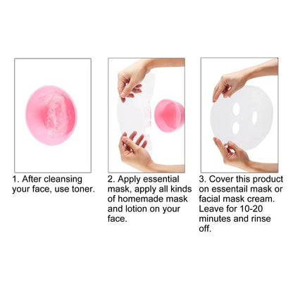 100pcs Facial Mask DIY Preservative Film Disposable Prevent Evaporation Moisture Retention Face Mask Wrapped Paper