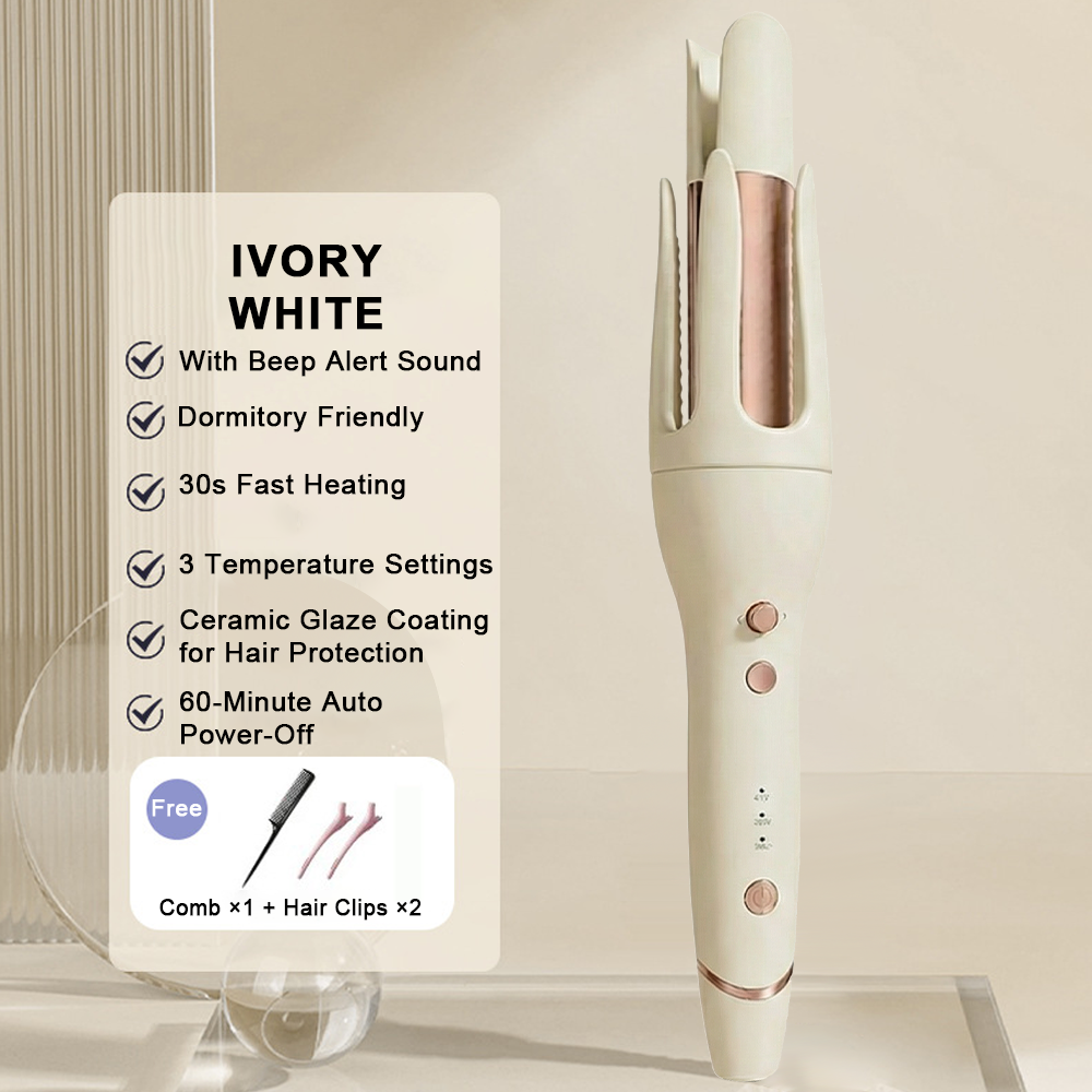 🎉 New Year Special Offer: 60% OFF 💖 Next-Gen Automatic Ceramic Heated Curling Wand