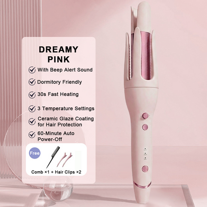🎉 New Year Special Offer: 60% OFF 💖 Next-Gen Automatic Ceramic Heated Curling Wand