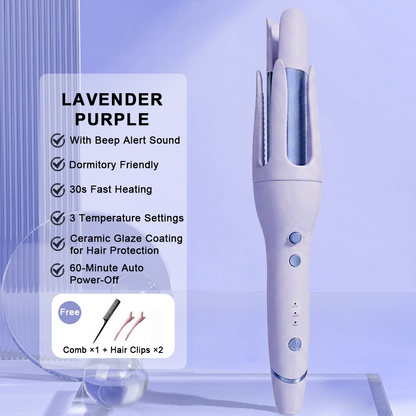 🎉 New Year Special Offer: 60% OFF 💖 Next-Gen Automatic Ceramic Heated Curling Wand